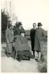Gustaf Ankarcrona (i rullstolen), annandag påsk 1933 Tranåsbaden.