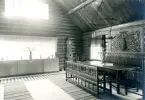 Interiör från brukspatron Gustaf Dahlqvists villa i Maln, Hudiksvall.