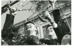 Studentexamen 18/5 1940, Gävle. V-H Ture Aldén och Bengt Hultin (enligt text baksida kort och i album).