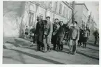 Den traditionella hembärningen vid studentexamen 18/5 1940, Gävle (enligt text i album).