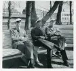 By Flustret, dagen efter. 1/5 1942. V-H. Bengt Hultin, Jesper Grönlund, Anders Blix (enligt text i album och baksida kort).