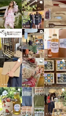 screenshot från instagramflöde